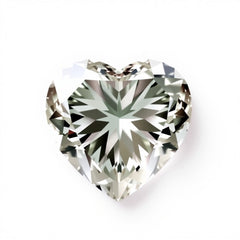 Moissanite 1PC Small 7x7 MM Heart Faceted White Splendid Man Made Loose Gemstone