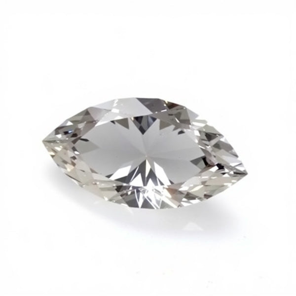 Moissanite 1PC Chunky 10x20 MM Marquise Faceted White Pure Man Made Loose Gemstones