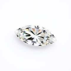 Moissanite 10PC Tiny 2x4 MM Marquise Faceted White Luster Man Made Loose Gemstones