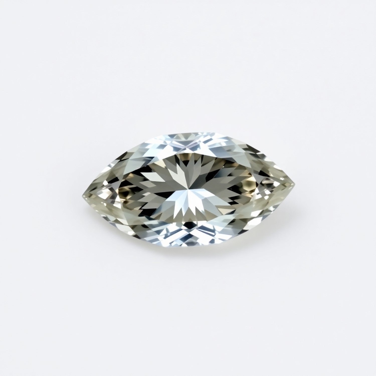 Moissanite 10PC Tiny 2x4 MM Marquise Faceted White Luster Man Made Loose Gemstones Immagine secondaria del prodotto