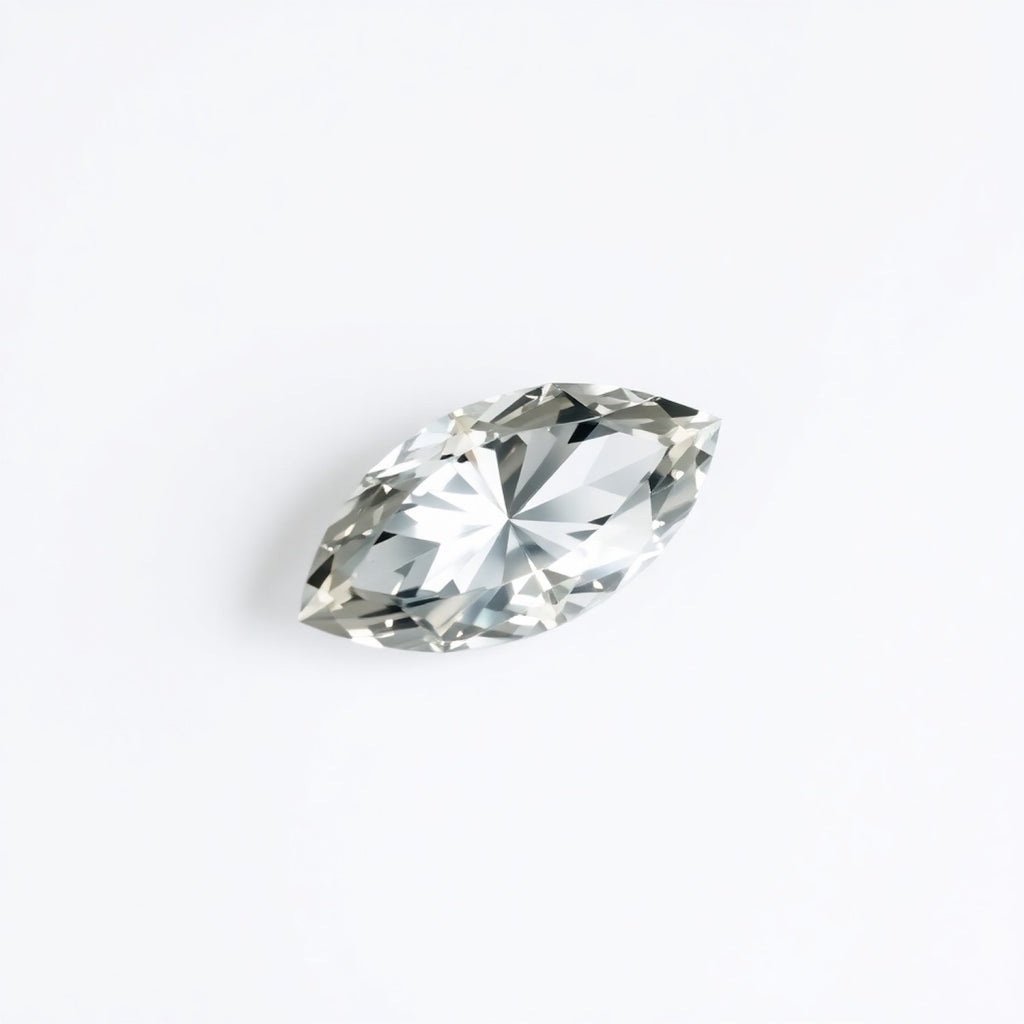 Moissanite 1PC Tiny 3x6 MM Marquise Faceted White Shine Man Made Loose Gems