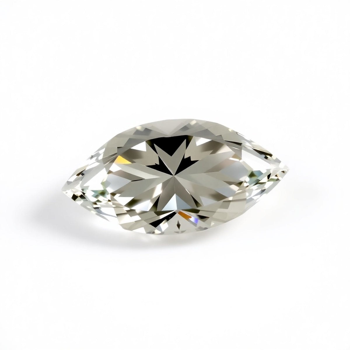 Moissanite 1PC Tiny 4x8 MM Marquise Faceted White Fine Man Made Loose Gemstone