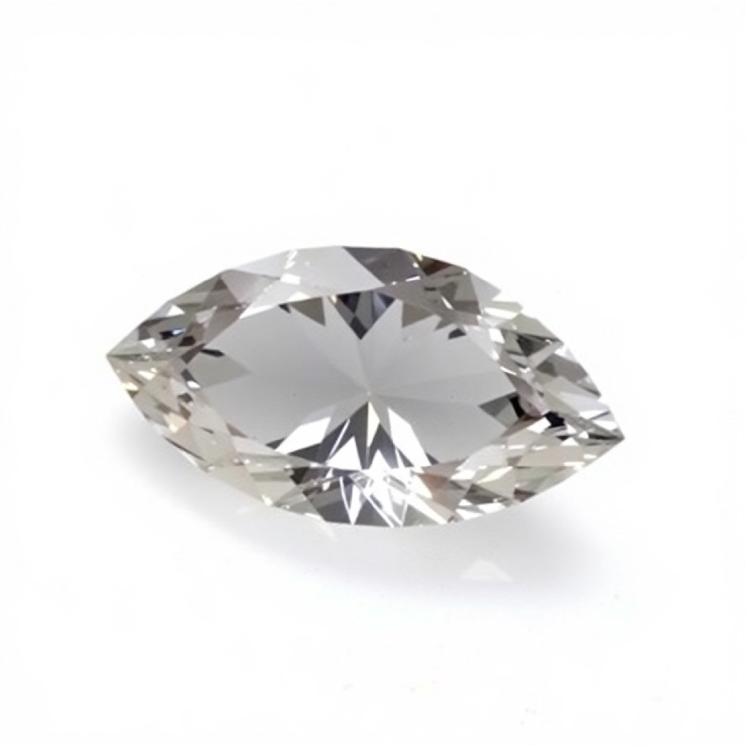 Moissanite 1PC Small 6x12 MM Marquise Faceted White Natural Man Made Gems