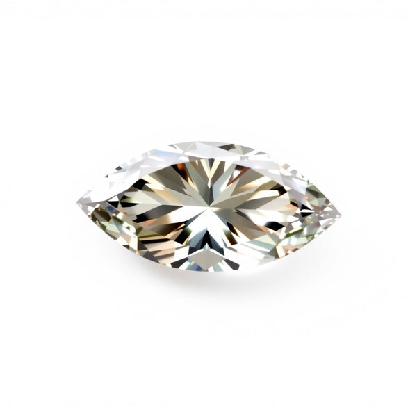 Moissanite 1PC Medium 7x14 MM Marquise Faceted White Genuine Man Made Loose Gems
