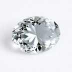 Moissanite 1PC Large 10x12 MM Oval Faceted White Luster Man Made Loose Gems