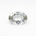 Moissanite 1PC Large 10x14 MM Oval Faceted White Lustrous Man Made Loose Gemstone