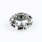 Moissanite 1PC Chunky 12x16 MM Oval Faceted White Shine Man Made Loose Gemstones