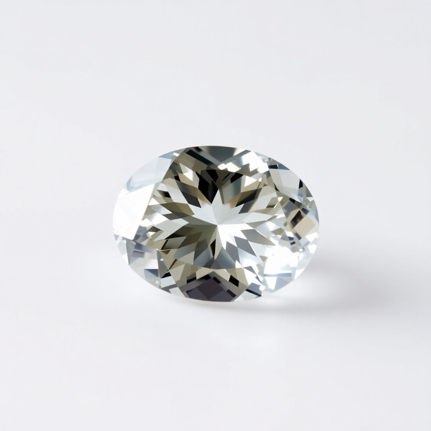 Moissanite 1PC Chunky 12x16 MM Oval Faceted White Shine Man Made Loose Gemstones