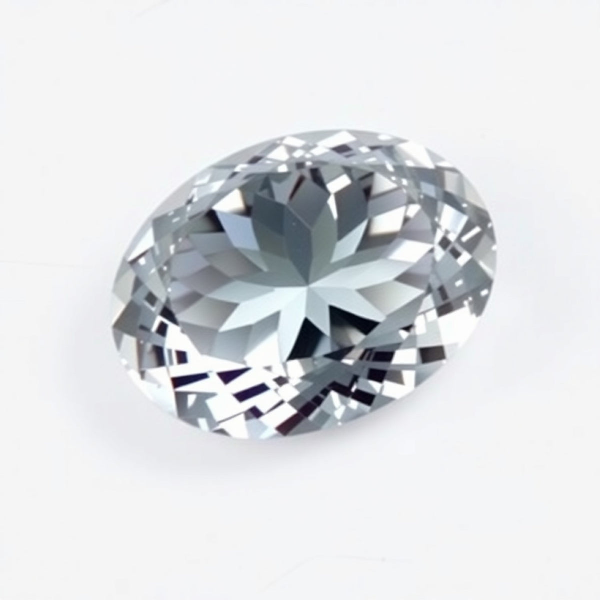 Moissanite 1PC Chunky 13x18 MM Oval Faceted White Fine Man Made Gems