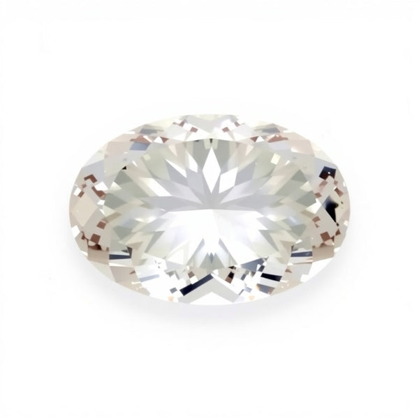 Moissanite 1PC Chunky 13x18 MM Oval Faceted White Fine Man Made Gems