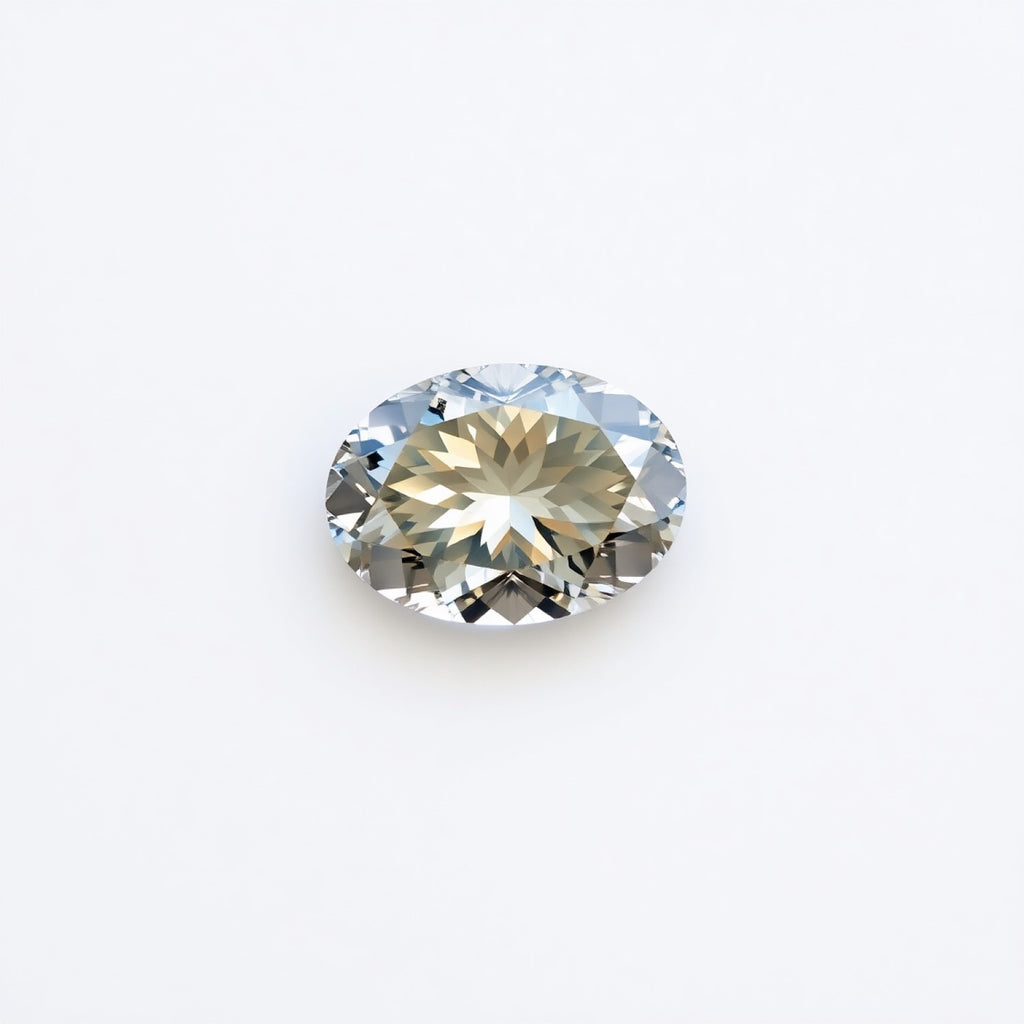 Moissanite 1PC Tiny 4x6 MM Oval Faceted White Natural Man Made Gems