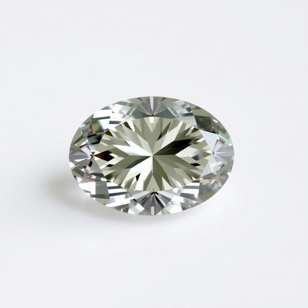 Moissanite 1PC Tiny 5x7 MM Oval Faceted White Genuine Man Made Loose Gems