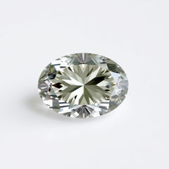 Moissanite 1PC Tiny 5x7 MM Oval Faceted White Genuine Man Made Loose Gems