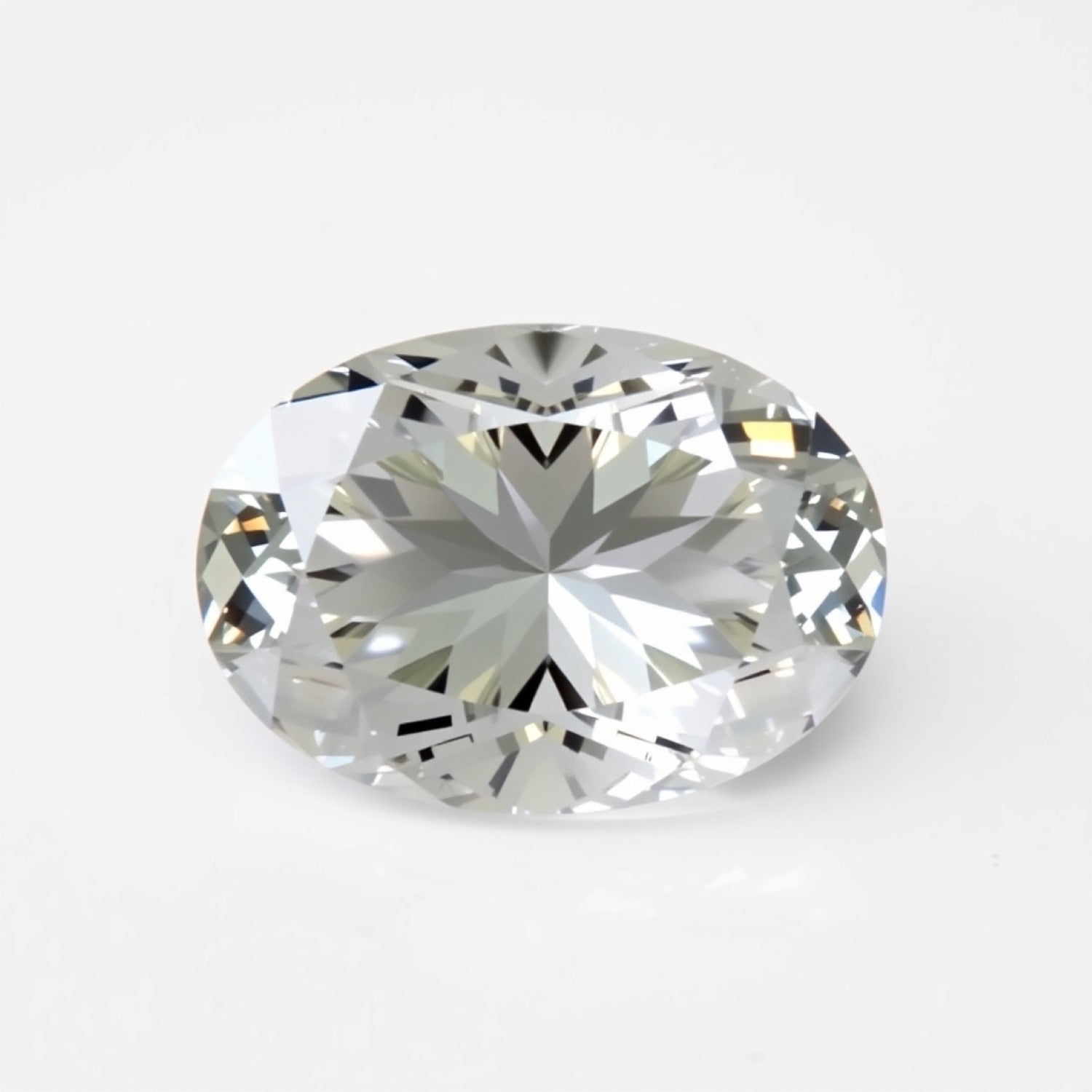 Moissanit 1PC Kleiner 6x8 MM Oval Facettiert Weiß Superior Künstlicher Lose Edelstein