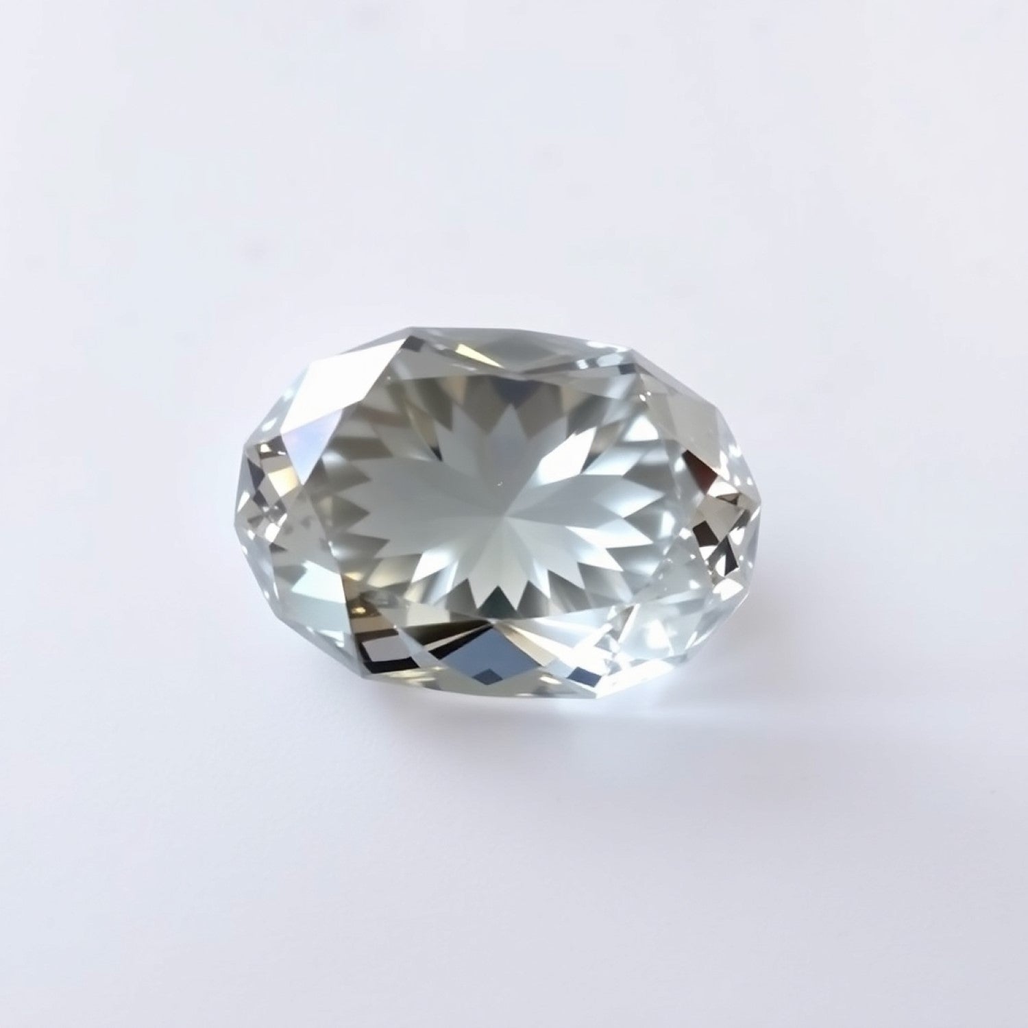 Moissanit 1PC Klein 6x9 MM Oval Facettiert Weiß Reine Künstliche Lose Edelsteine Hauptbild