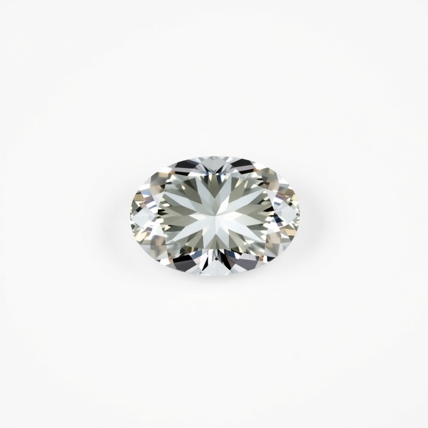 Moissanite 1PC Medium 7x10 MM Oval Faceted White Brilliant Man Made Loose Gems