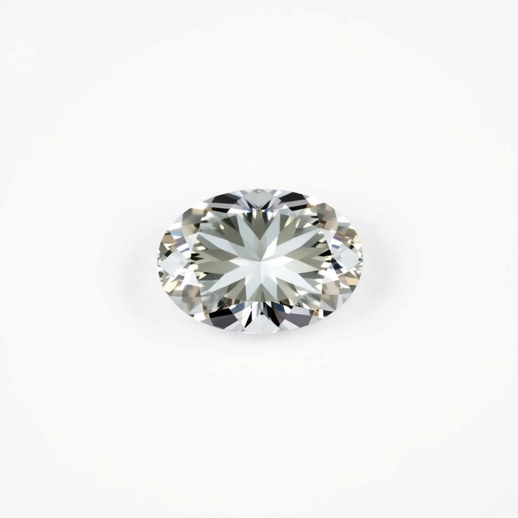 Moissanite 1PC Medium 7x10 MM Oval Faceted White Brilliant Man Made Loose Gems