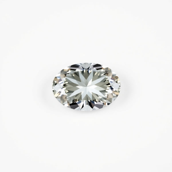 Moissanite 1PC Medium 7x10 MM Oval Faceted White Brilliant Man Made Loose Gems