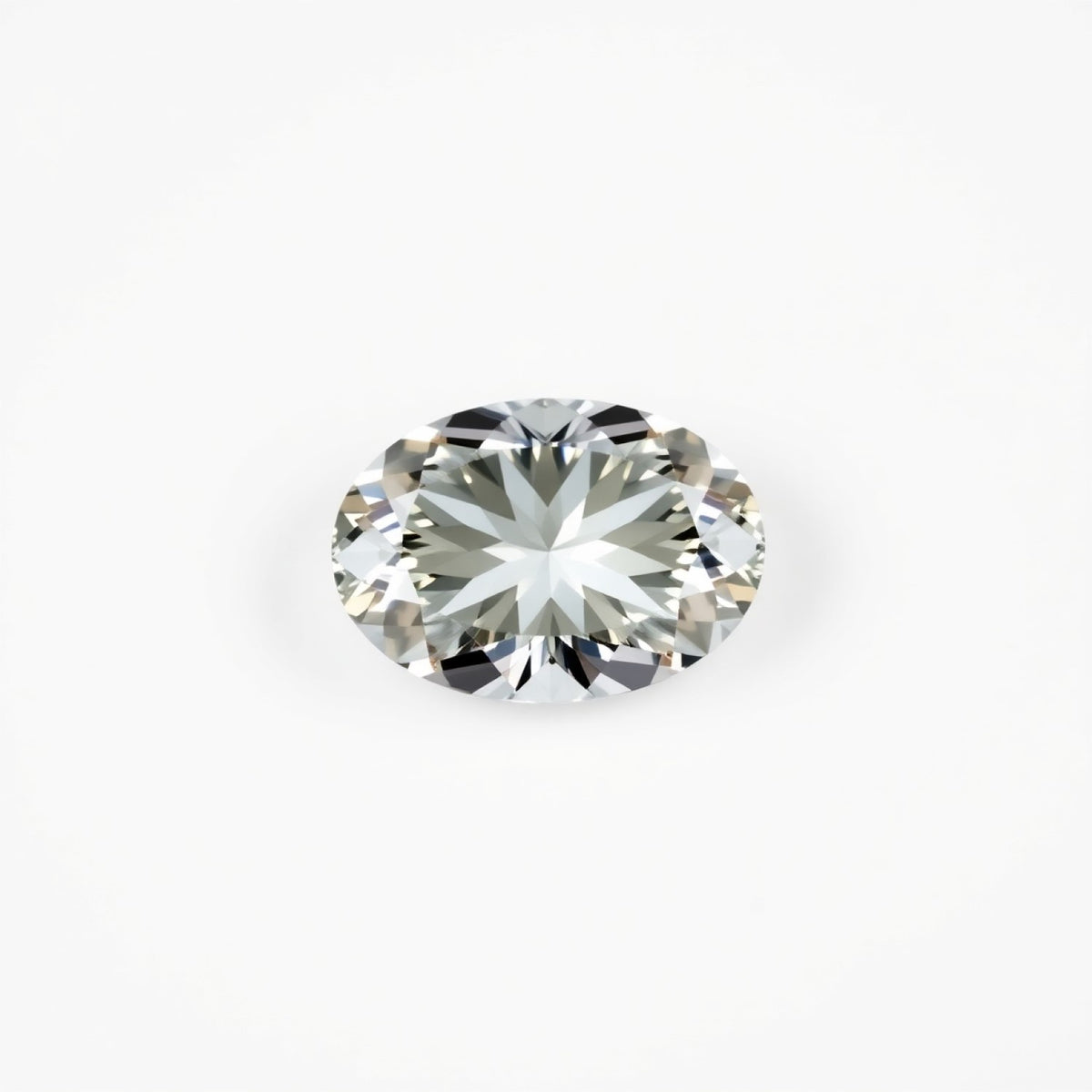 Moissanite 1PC Medium 7x10 MM Oval Faceted White Brilliant Man Made Loose Gems