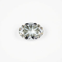 Moissanite 1PC Medium 7x10 MM Oval Faceted White Brilliant Man Made Loose Gems