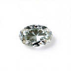 Moissanite 1PC Small 7x9 MM Oval Faceted White Fiery Man Made Gems
