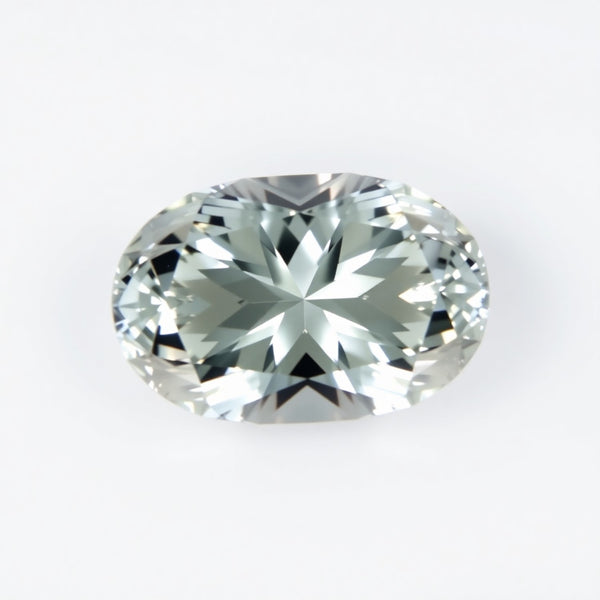 Moissanite 1PC Medium 8x10 MM Oval Faceted White Sparkling Man Made Loose Gemstone