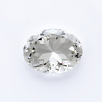 Moissanite 1PC Large 8x12 MM Oval Faceted White Splendid Man Made Gems