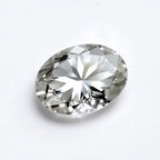 Moissanite 1PC Large 9x11 MM Oval Faceted White Polished Man Made Loose Gemstones