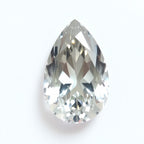 Moissanite 1PC Chunky 12x16 MM Pear Faceted White Polished Man Made Loose Gems