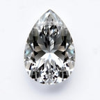 Moissanite 1PC Chunky 12x16 MM Pear Faceted White Polished Man Made Loose Gems