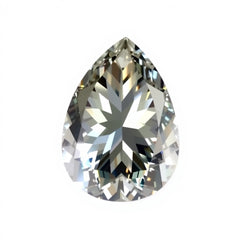 Moissanite 1PC Chunky 13x18 MM Pear Faceted White Splendid Man Made Loose Gemstone