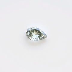 Moissanite 1PC Tiny 4x6 MM Pear Faceted White Lustrous Man Made Loose Gemstone
