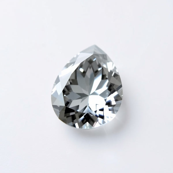 Moissanite 1PC Small 6x9 MM Pear Faceted White High-Quality Man Made Loose Gems