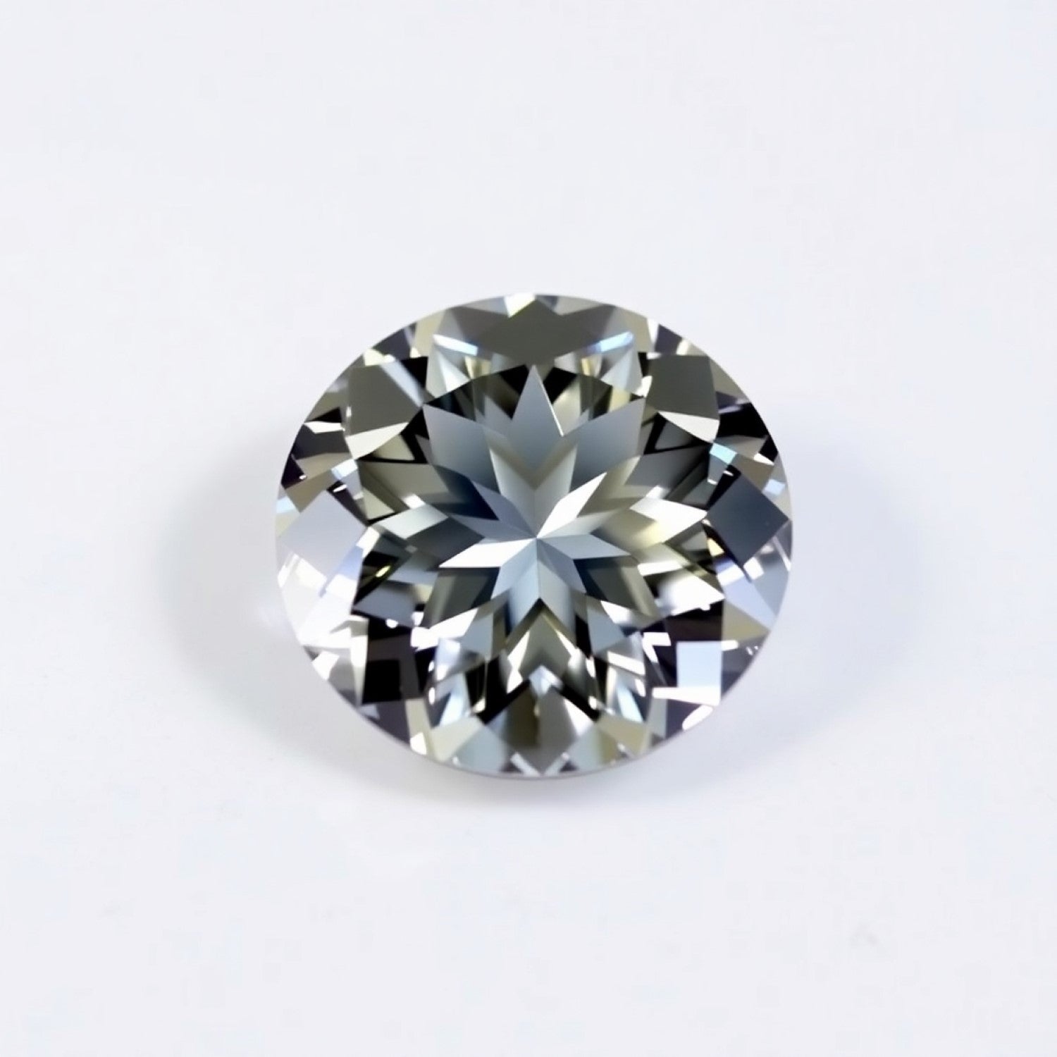 Moissanite 1PC Large 11x11 MM Round Faceted White Fine Man Made Loose Gemstone Immagine principale del prodotto