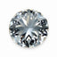 Moissanite 1PC Chunky 13x13 MM Round Faceted White Natural Man Made Gems