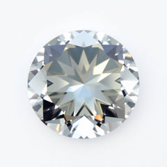 Moissanite 1PC Chunky 14x14 MM Round Faceted White Genuine Man Made Loose Gems