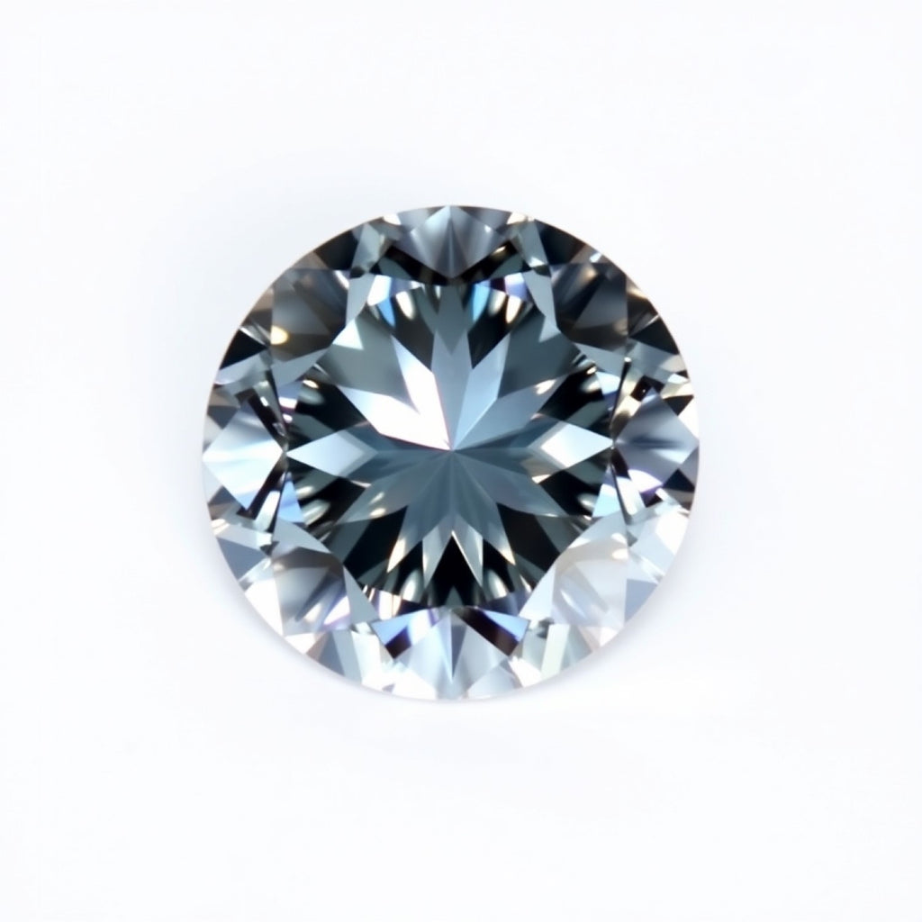 Moissanite 1PC Chunky 14x14 MM Round Faceted White Genuine Man Made Loose Gems
