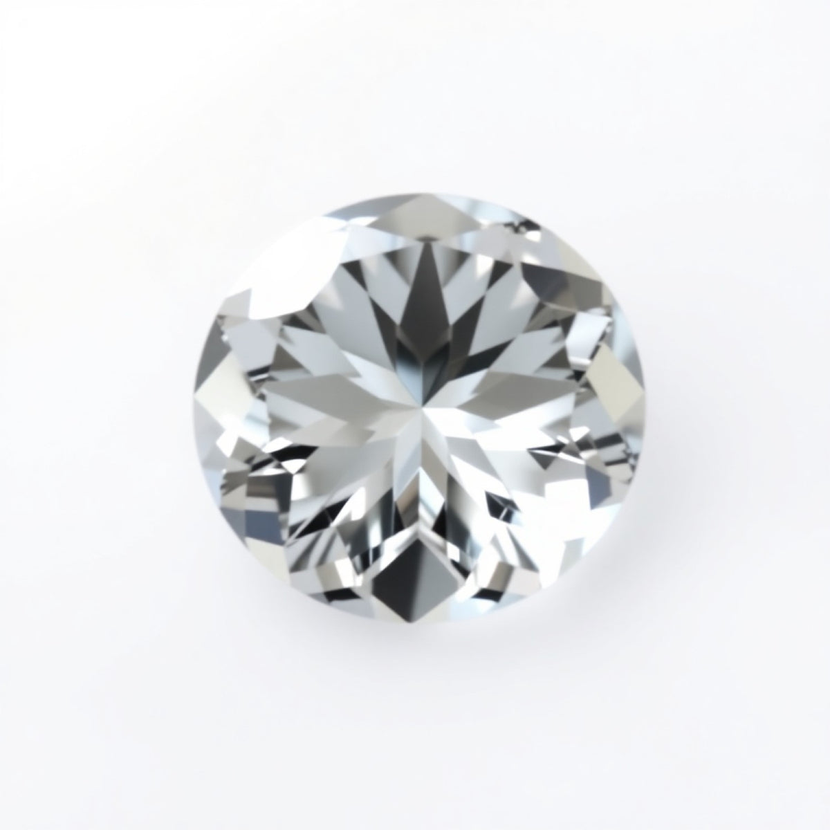 Moissanite 1PC Chunky 15x15 MM Round Faceted White Superior Man Made Loose Gemstone