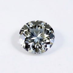 Moissanite 1PC Chunky 15x15 MM Round Faceted White Superior Man Made Loose Gemstone