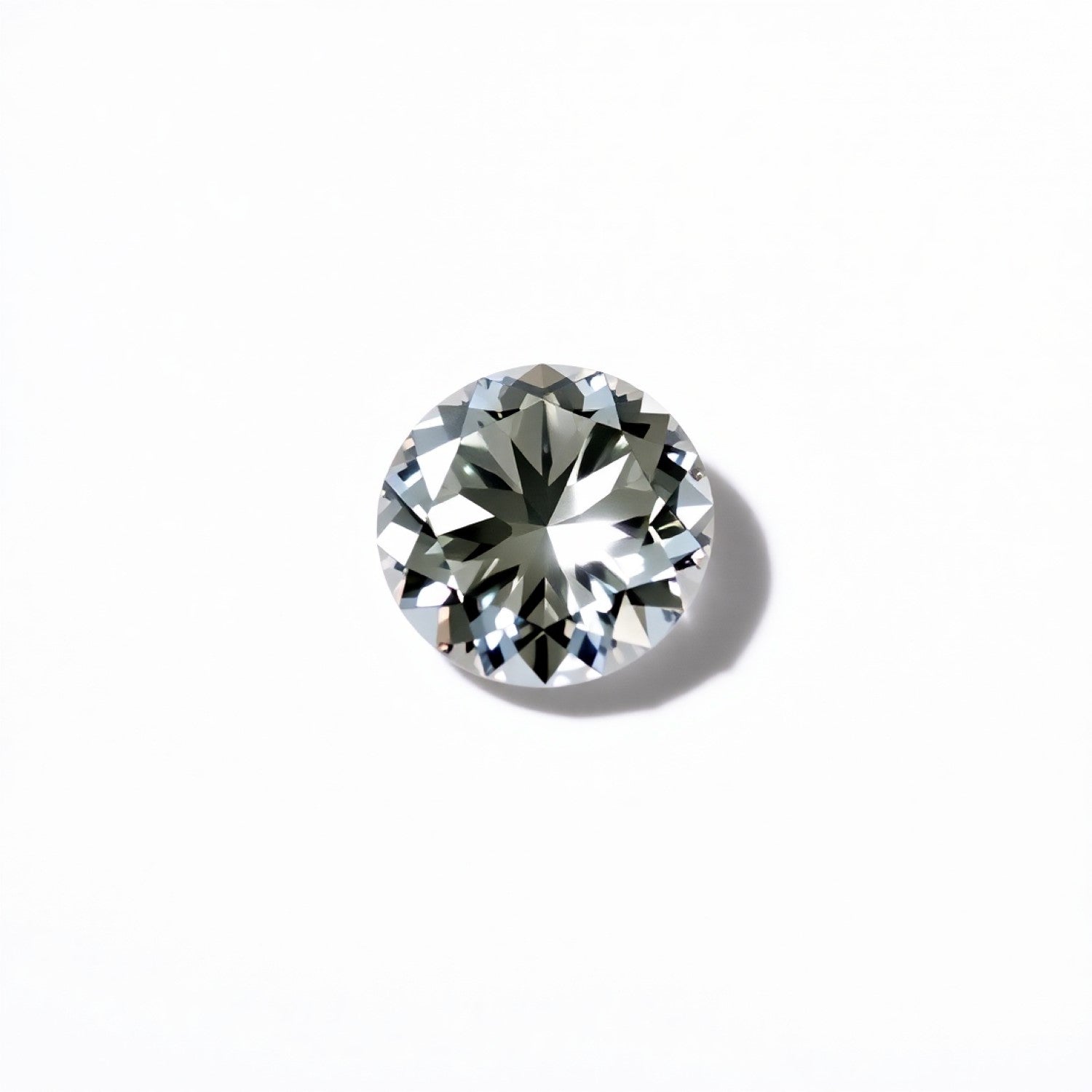 Moissanite 10PC Tiny 3x3 MM Round Faceted White Fiery Man Made Loose Gemstone Main image