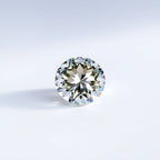 Moissanite 10PC Tiny 4x4 MM Round Faceted White Brilliant Man Made Loose Gemstones