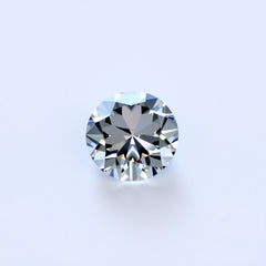 Moissanite 1PC Tiny 5x5 MM Round Faceted White Sparkling Man Made Gems