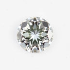 Moissanite 1PC Tiny 6x6 MM Round Faceted White Polished Man Made Loose Gems