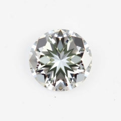 Moissanite 1PC Tiny 6x6 MM Round Faceted White Polished Man Made Loose Gems