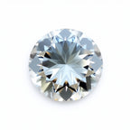 Moissanite 1PC Medium 9x9 MM Round Faceted White Lustrous Man Made Gems