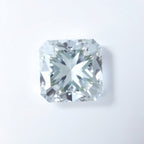 Moissanite 1PC Large 11x11 MM Square Faceted White Fine Man Made Loose Gemstone