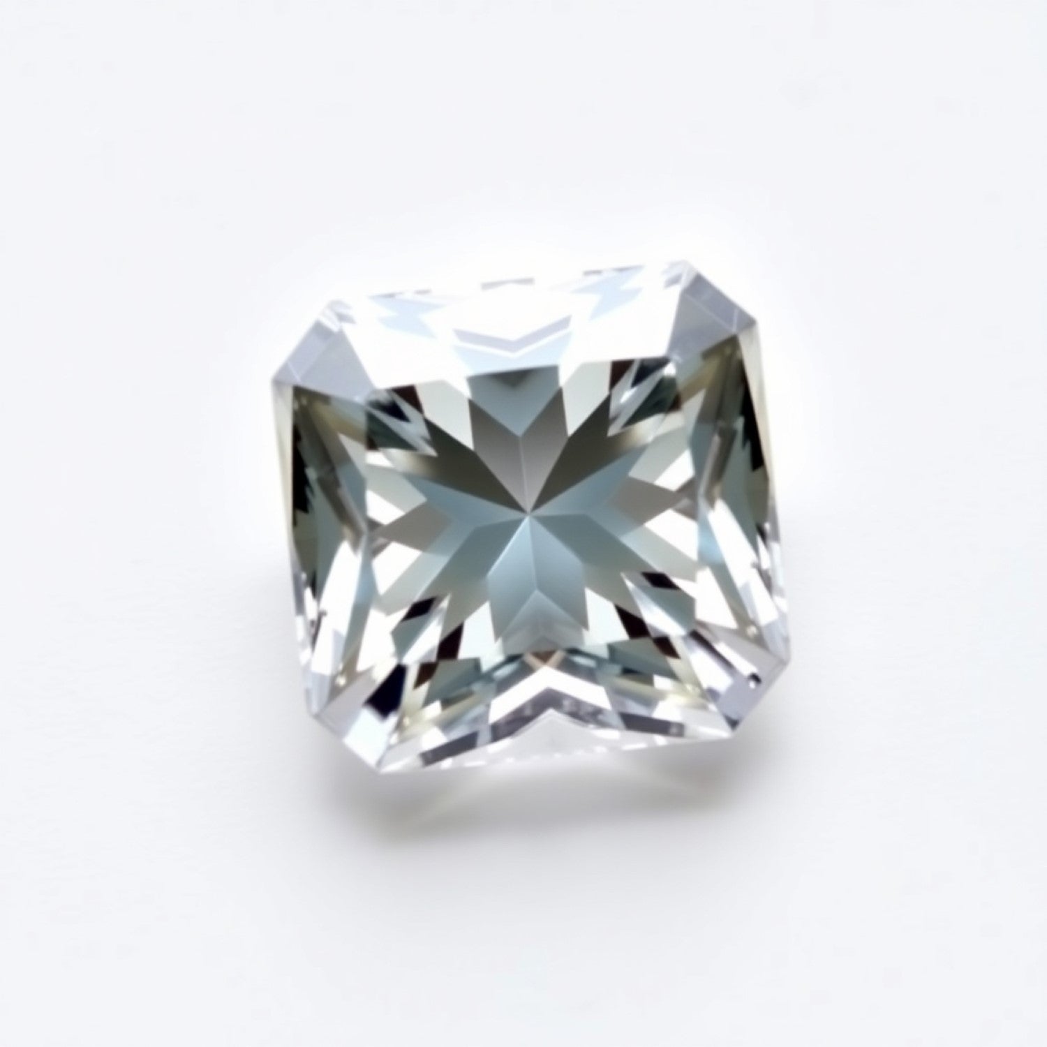 Moissanite 1PC Large 12x12 MM Square Faceted White High-Quality Man Made Loose Gemstones