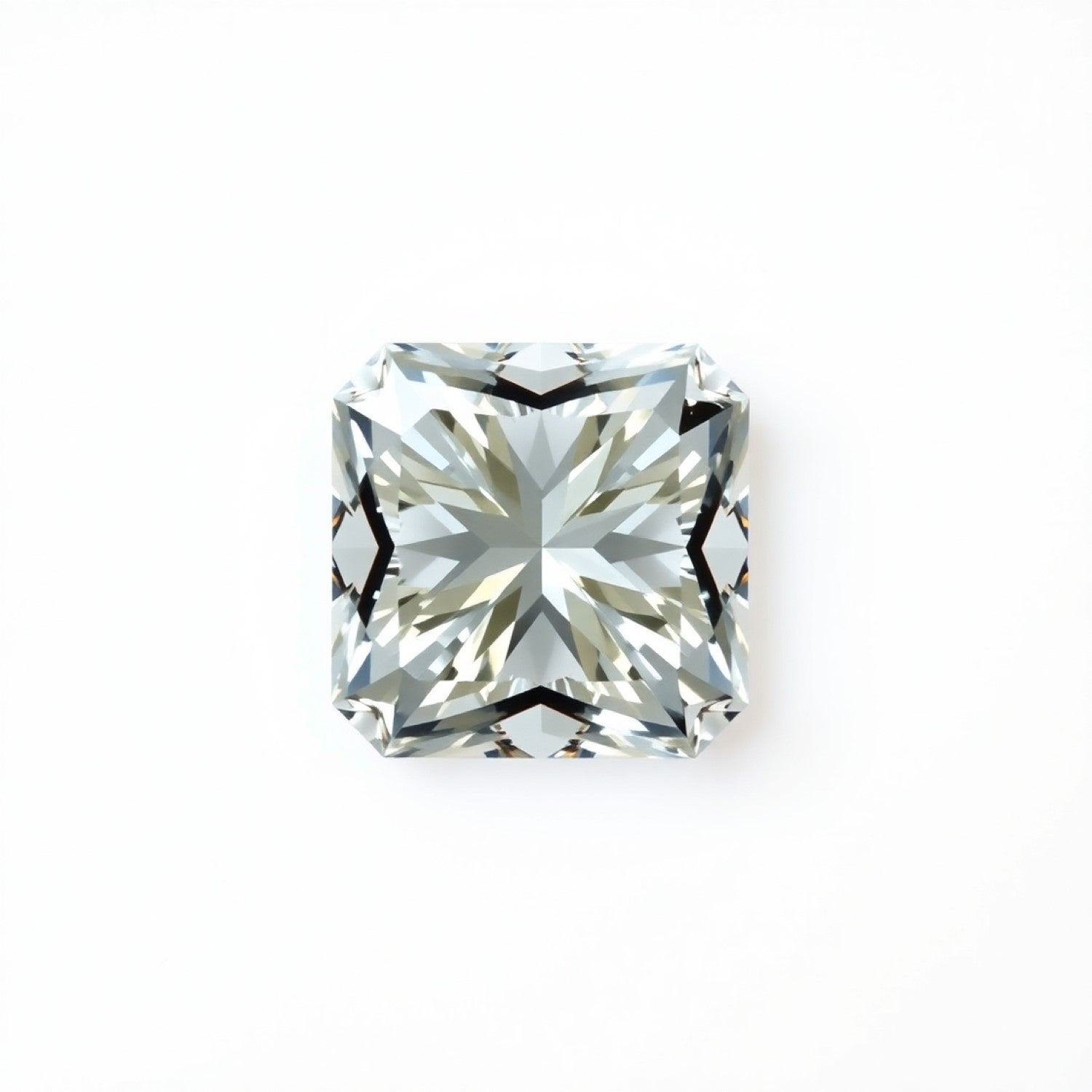 Moissanite 1PC Large 12x12 MM Square Faceted White High-Quality Man Made Loose Gemstones Immagine secondaria del prodotto