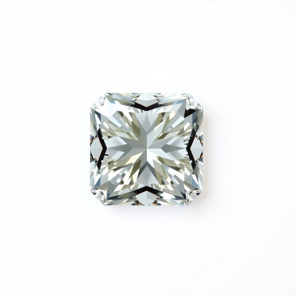 Moissanite 1PC Large 12x12 MM Square Faceted White High-Quality Man Made Loose Gemstones