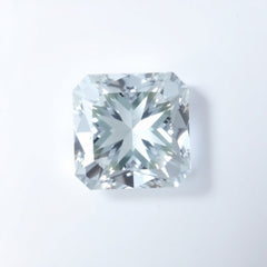 Moissanite 1PC Chunky 14x14 MM Square Faceted White Genuine Man Made Loose Gems